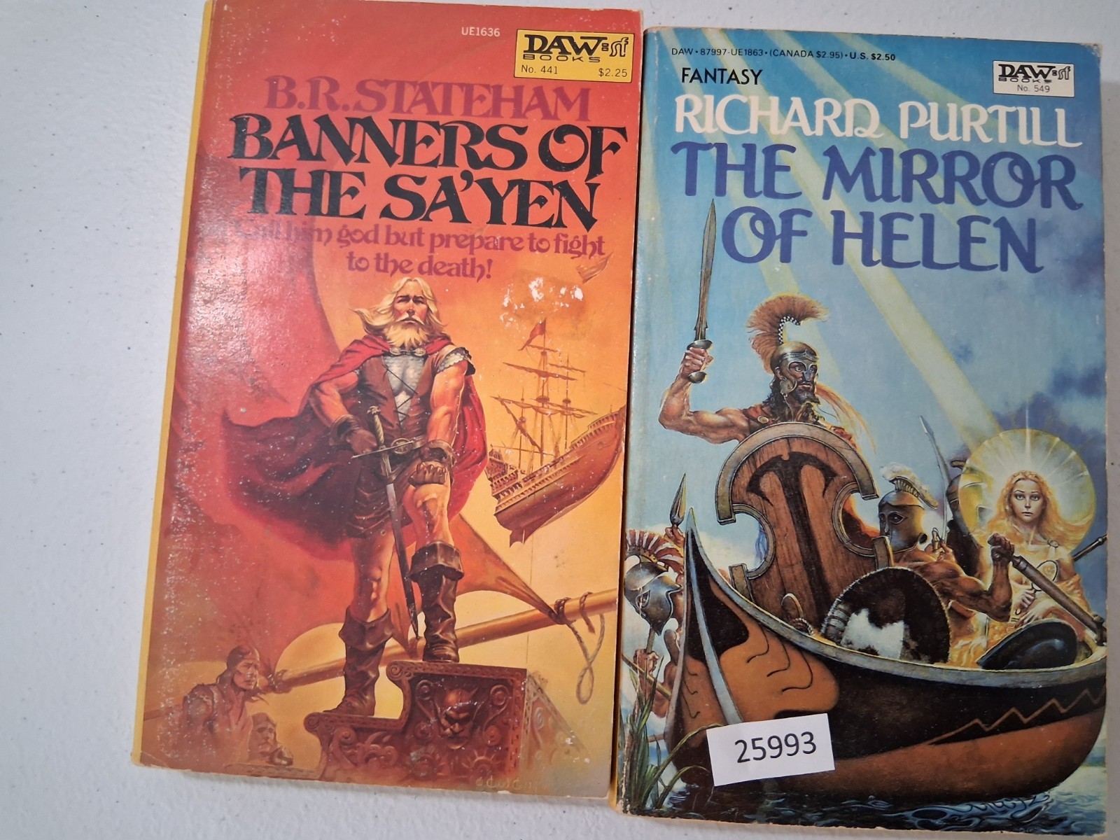 Vintage Lot of 10 Science Fiction/Fantasy Books 1980s & up 25993 bc25