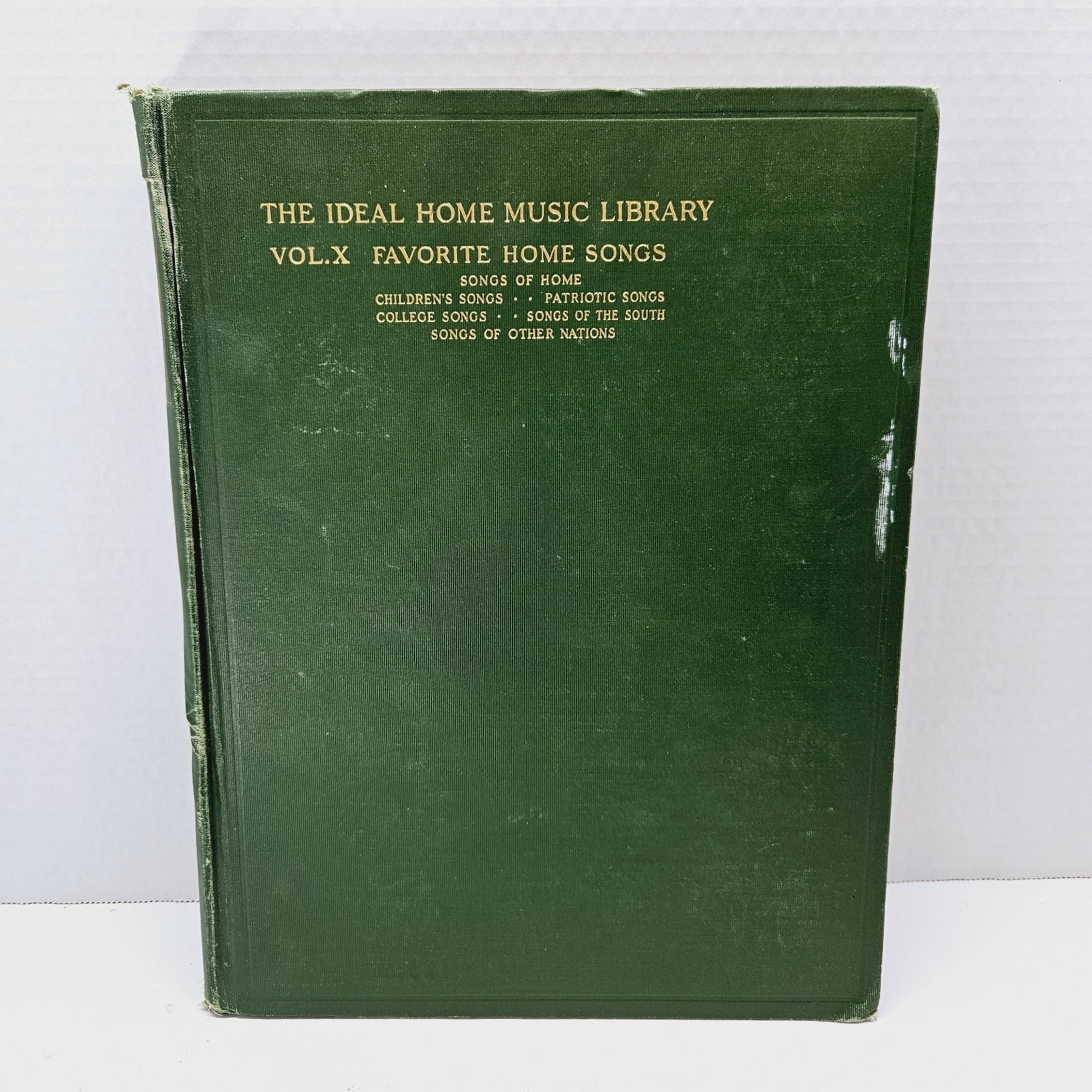 Antique 1913 Ideal Home Music Library Vol X Favorite Home Songs Albert Wier HC