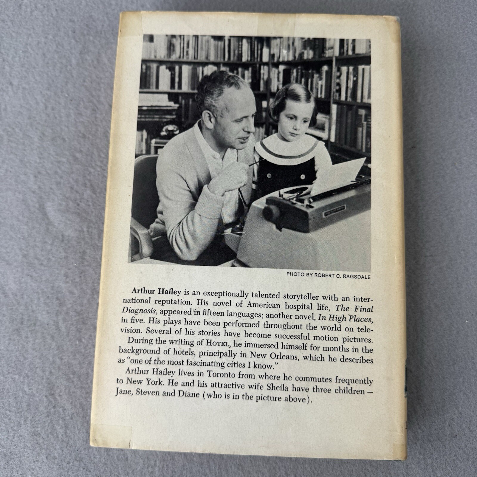 Hotel by Arthur Hailey BCE Hard Cover 1965