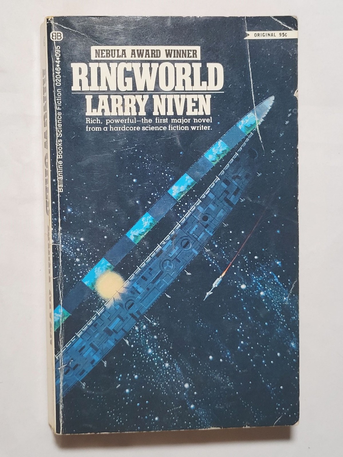 LARRY NIVEN SIGNED PAPERBACK — Ringworld #1 1971 Known Space
