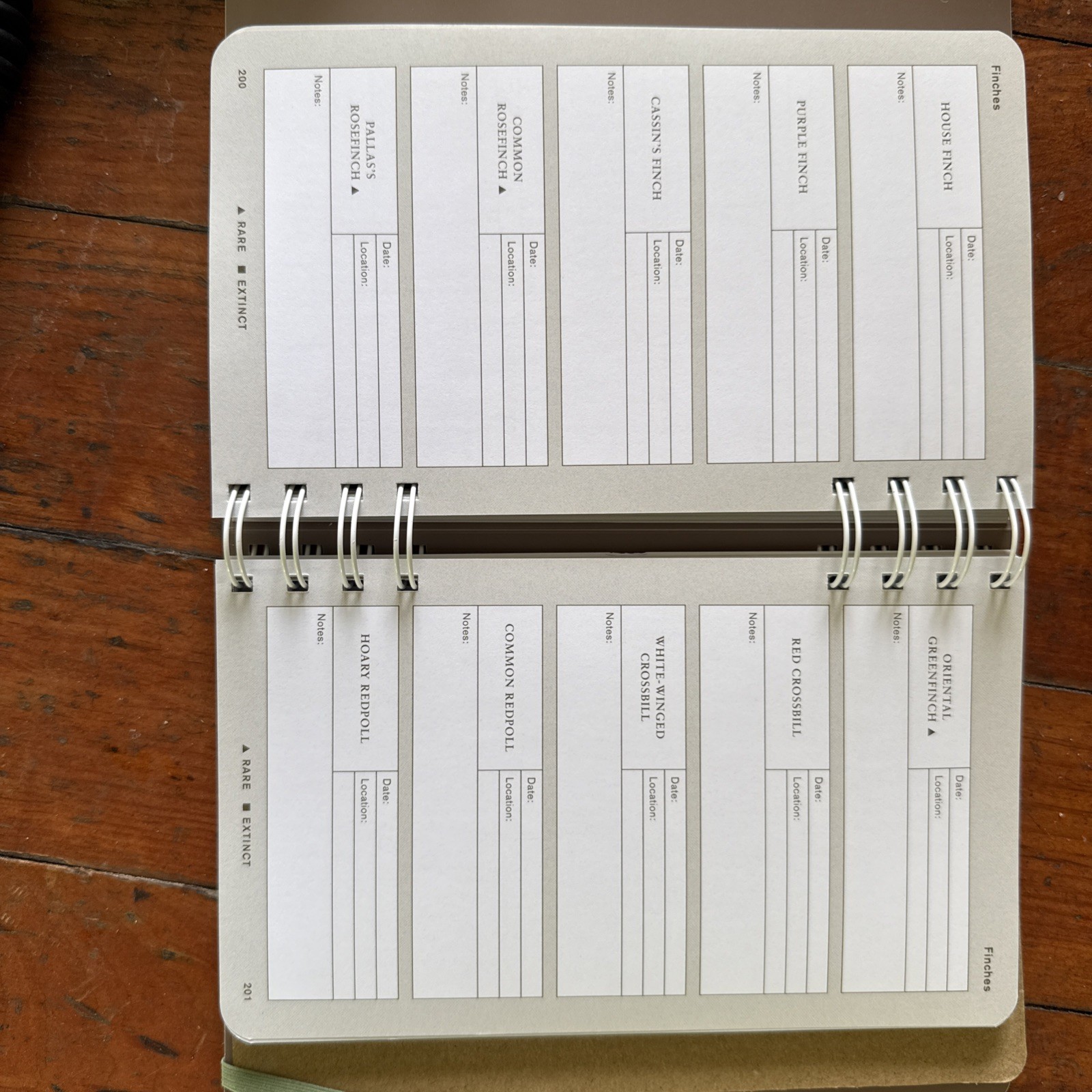 Sibley Birder’s Life List and Field Diary by David Allen Sibley