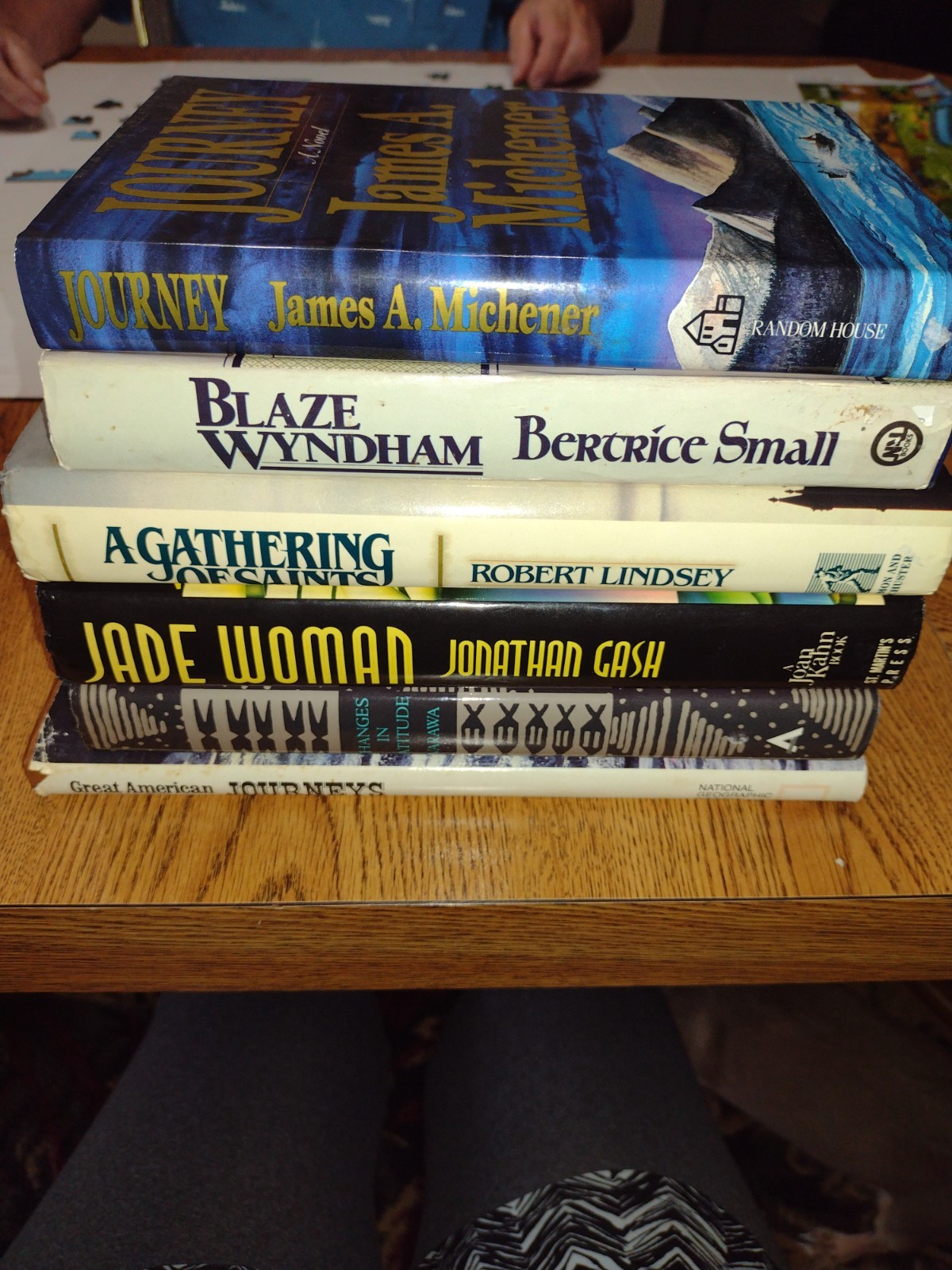 Lot Of 6 1988-1989 Novels. HC Very Good Condition.