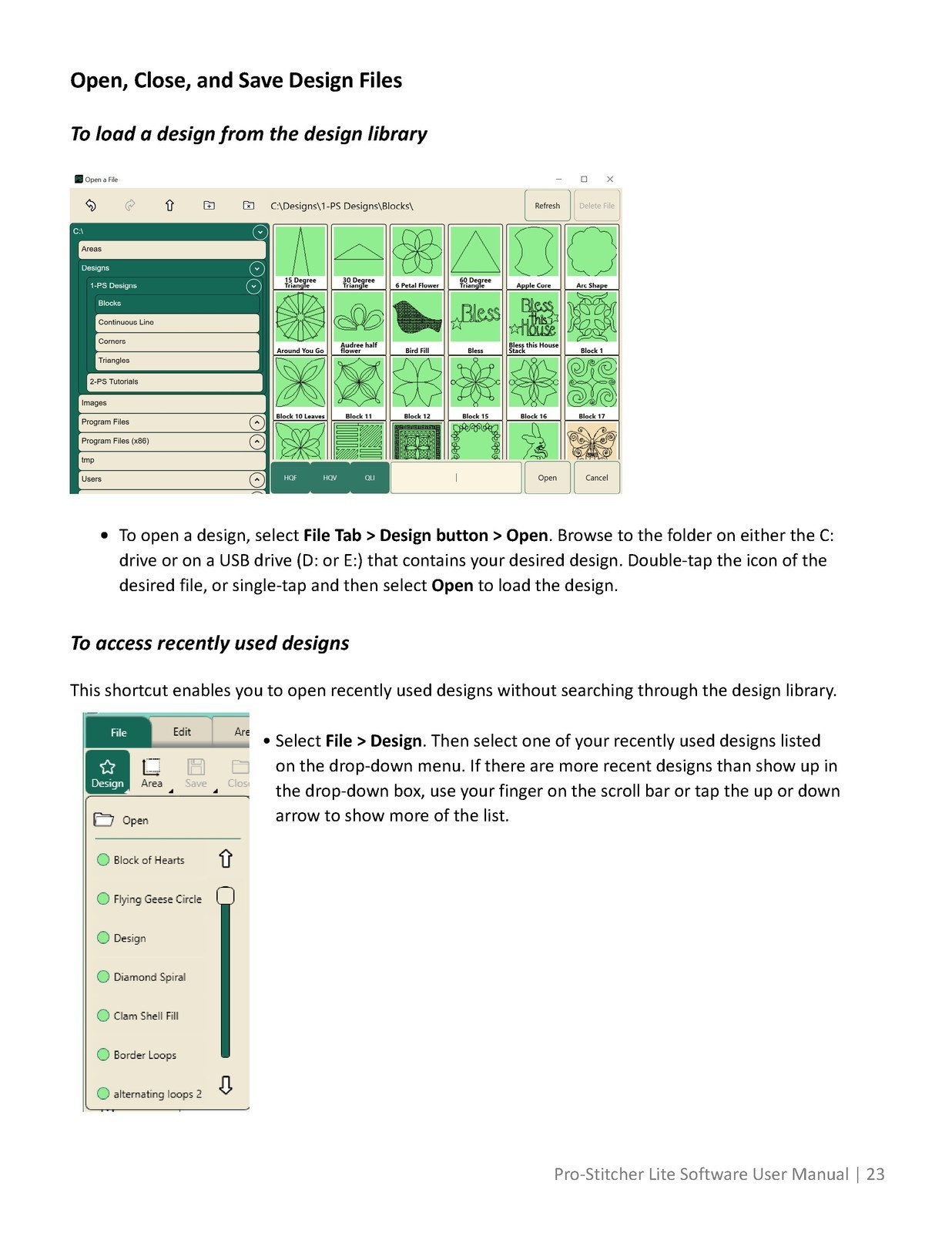 HANDI QUILTER Pro-Stitcher Lite Software User Manual 2023, LOOP BINDING — JACKET