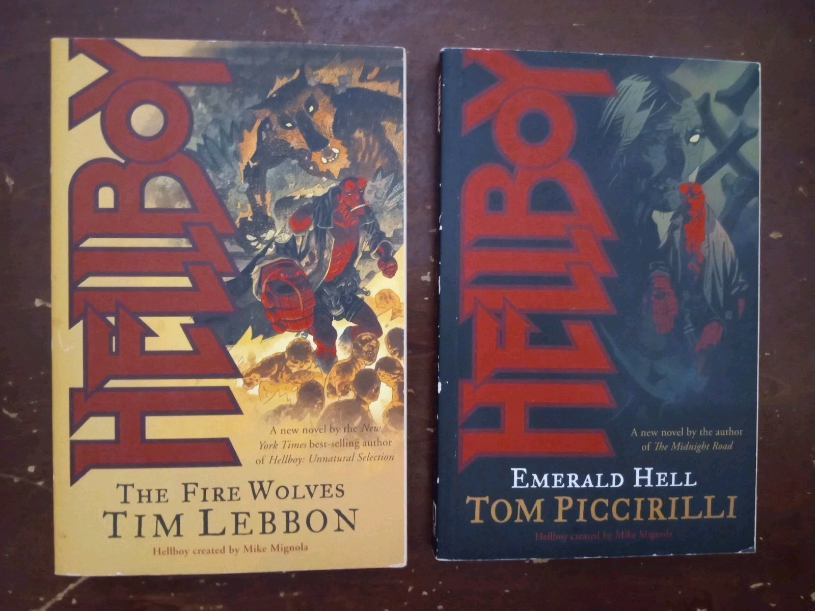 HELLBOY TPB LOT, The Fire Wolves, TIM LEBBON, Emerald Hell, TOM PICCIRILLI