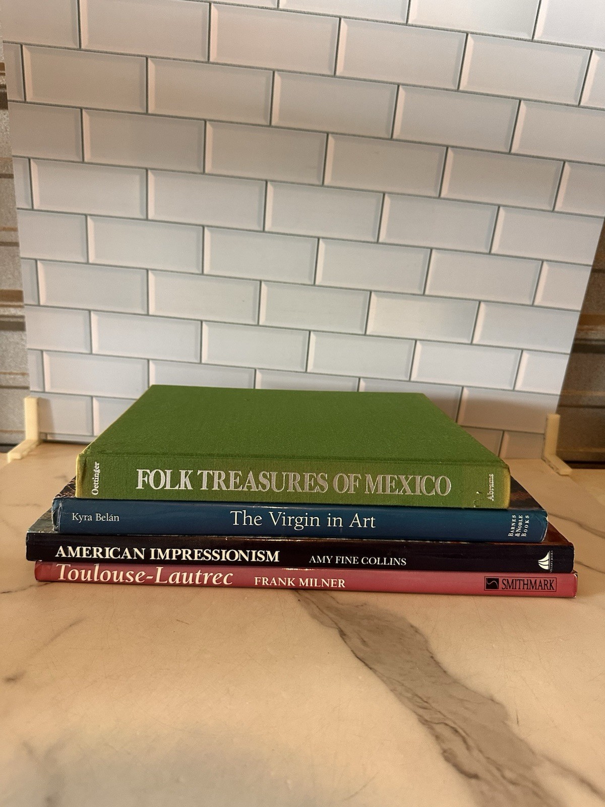 Mixed Art Decor Table Books Lot Of Four