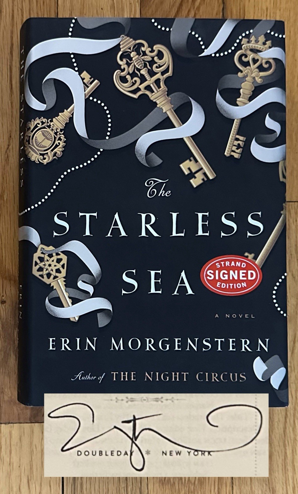 SIGNED Erin Morgenstern The Starless Sea 1st Edition / 1st Printing HC Book New!