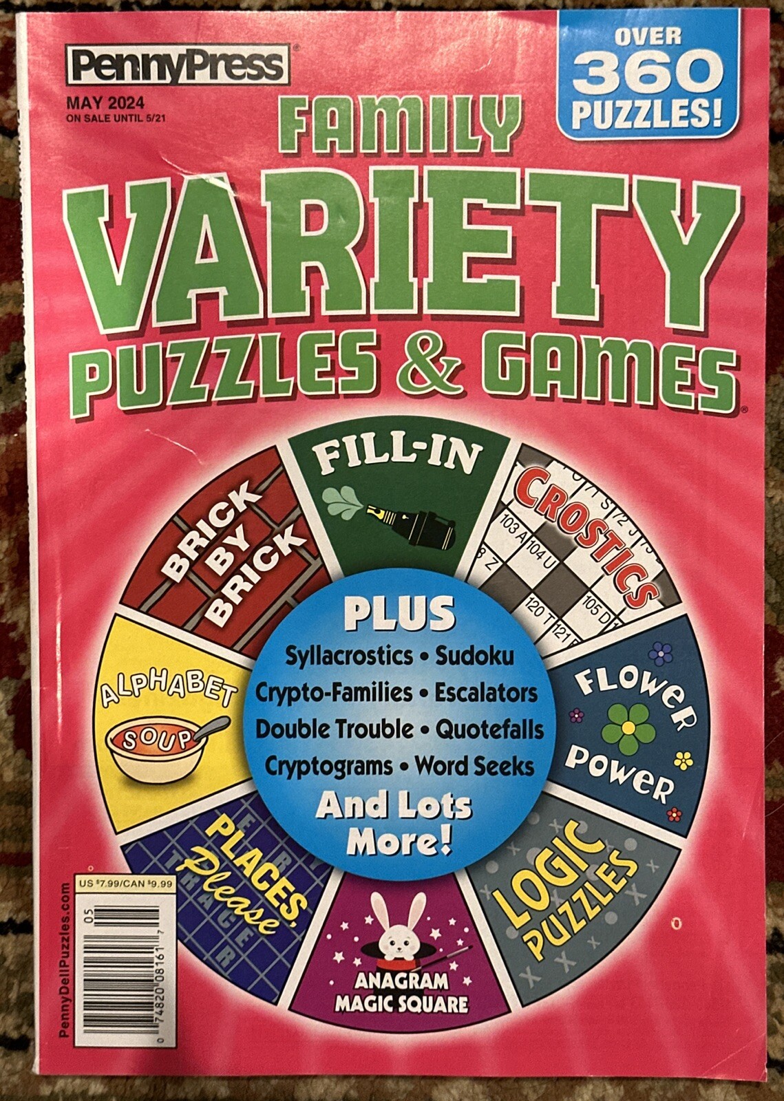 Penny Press Family Variety Puzzles Games Magazine May 2024