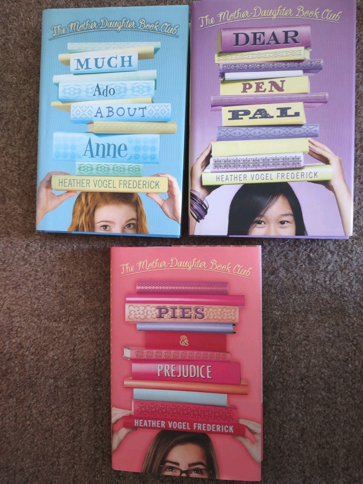 Lot 3 Mother-Daughter Book Club Heather Vogel Frederick books HCDJ EUC