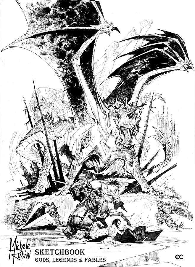 Michele Rubini Sketchbook: Gods, Legends & Fables