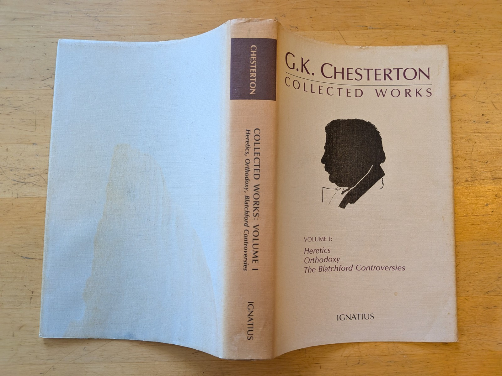 G.K. CHESTERTON COLLECTED WORKS VOLUME 1: Heretics Orthodoxy (1986 IGNATIUS HC)