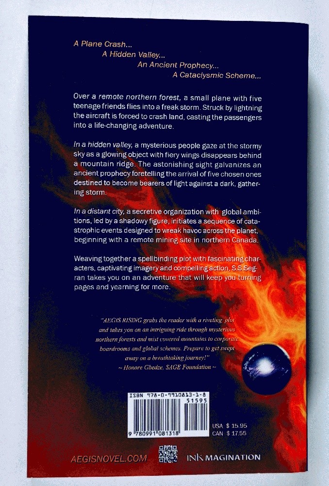 Aegis Rising S. S. Segran Paperback 2013 2nd Edition Sci-Fi Action Adventure YA