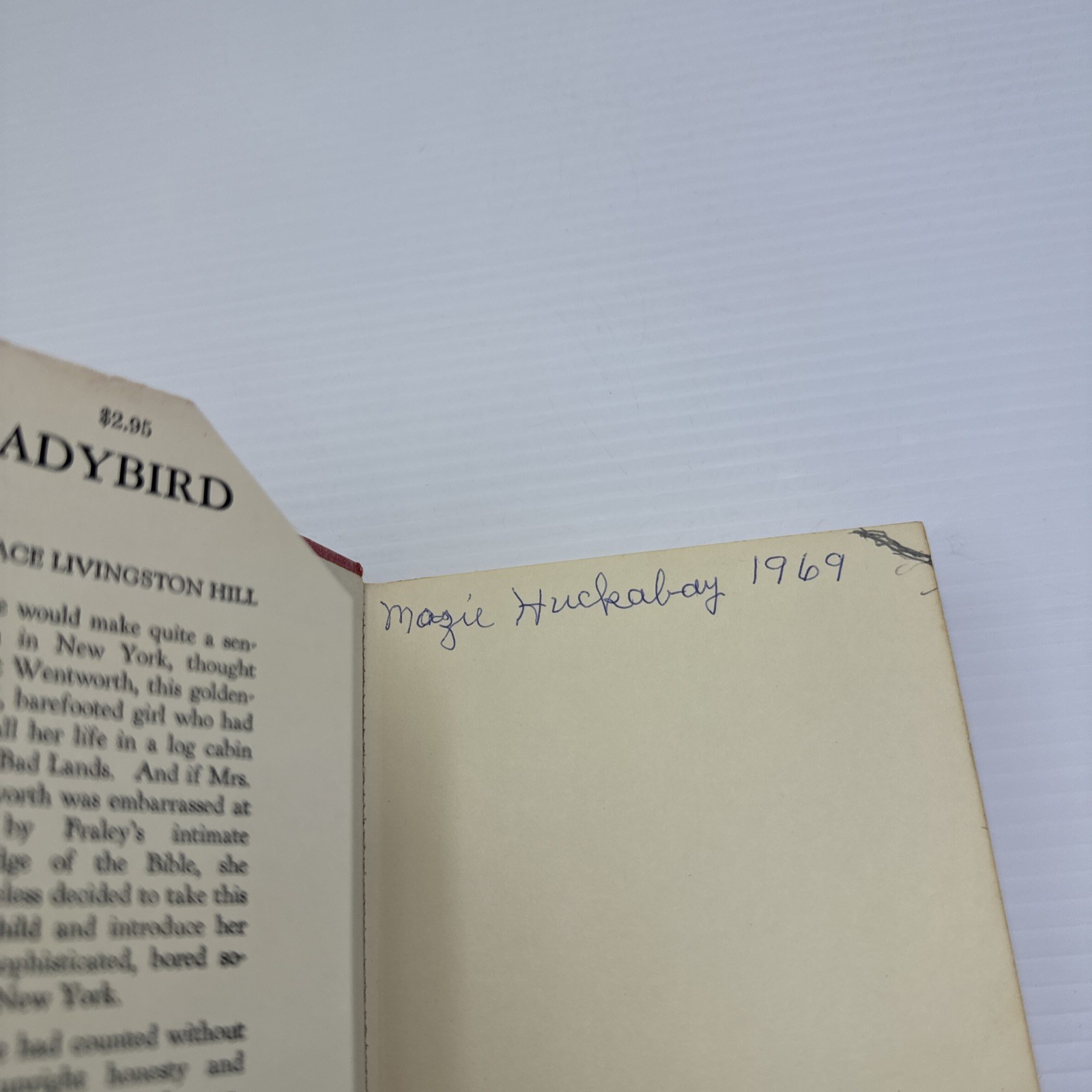 Ladybird Grace Livingston Hill Grosset & Dunlap c1930 Later Print Vintage Novel