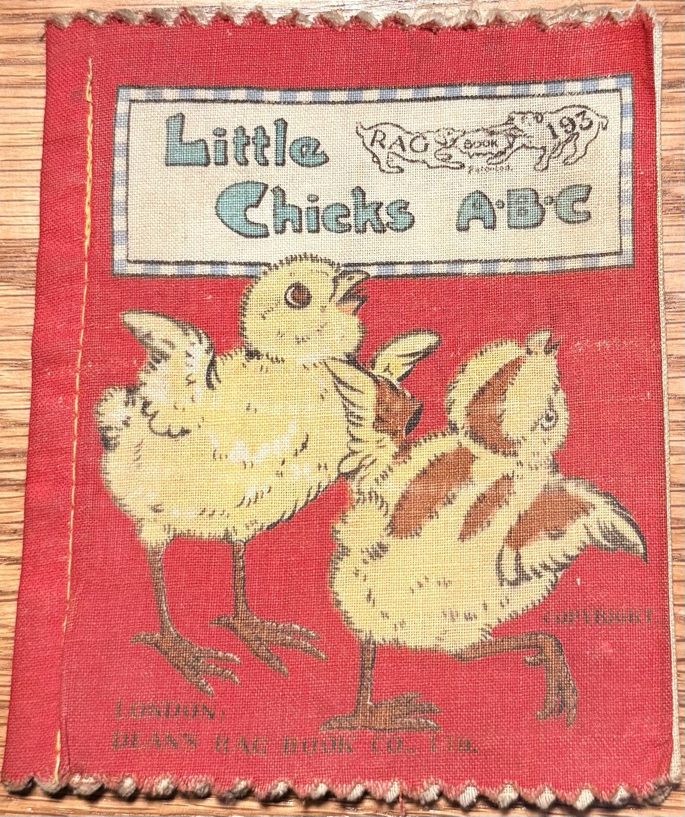1910’s “Little Checks” Dean’s Rag Book, British London, “Quite Indescribable”