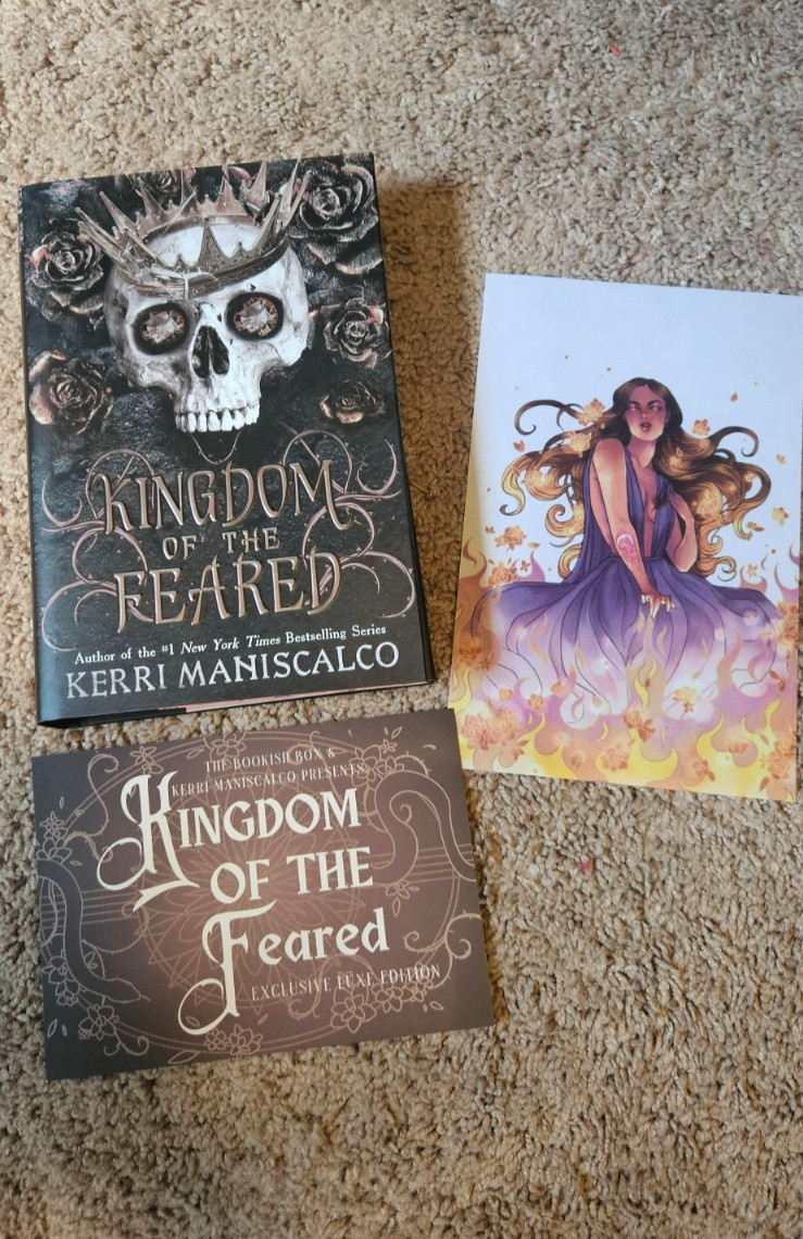 Kingdom of the Feared signed by author The Bookish Box special Edition