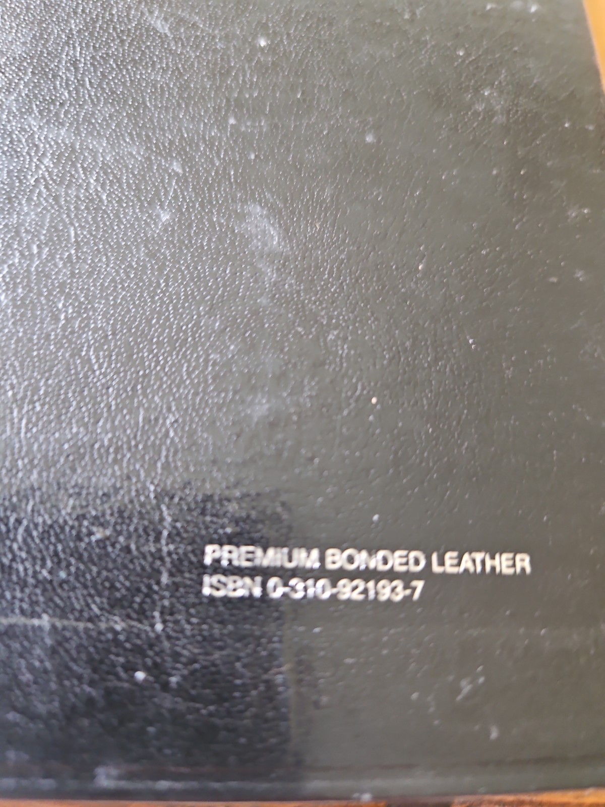 Holy BIBLE NIV Thinline Black Bonded Leather Zondervan 2002