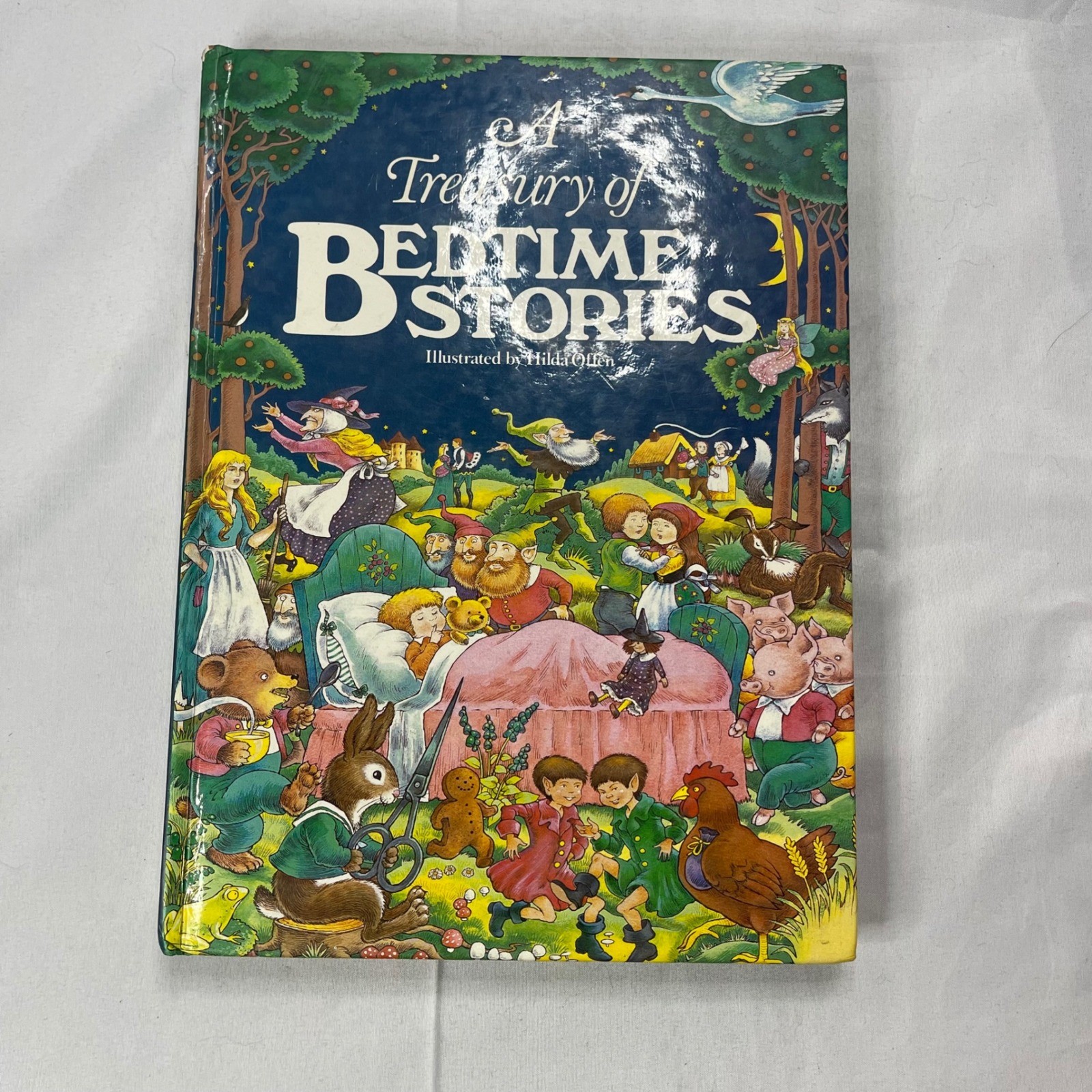 A Treasury of Bedtime Stories Hilda Offen Illustrated Vintage 1984 Little Simon