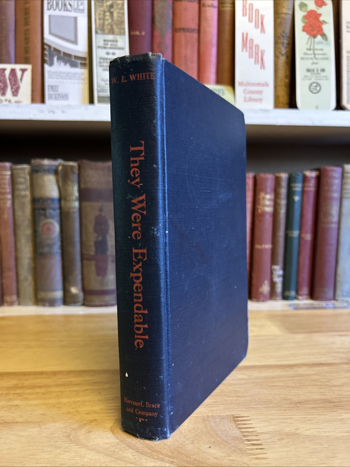 They Were Expendable: 1942 Harcourt, Brace And Company HC by W. L. White