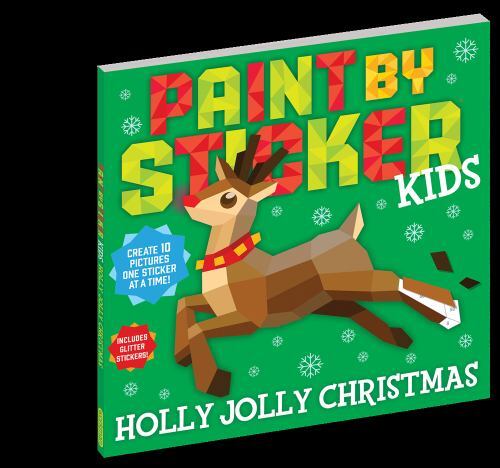 Paint by Sticker Kids: Holly Jolly- paperback, 9781523518562, Workman Publishing