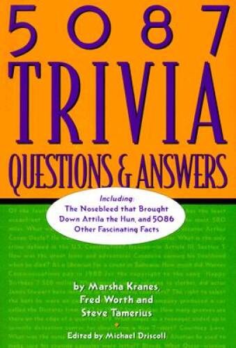 5087 Trivia Questions & Answers — Hardcover By Marsha Kranes — GOOD