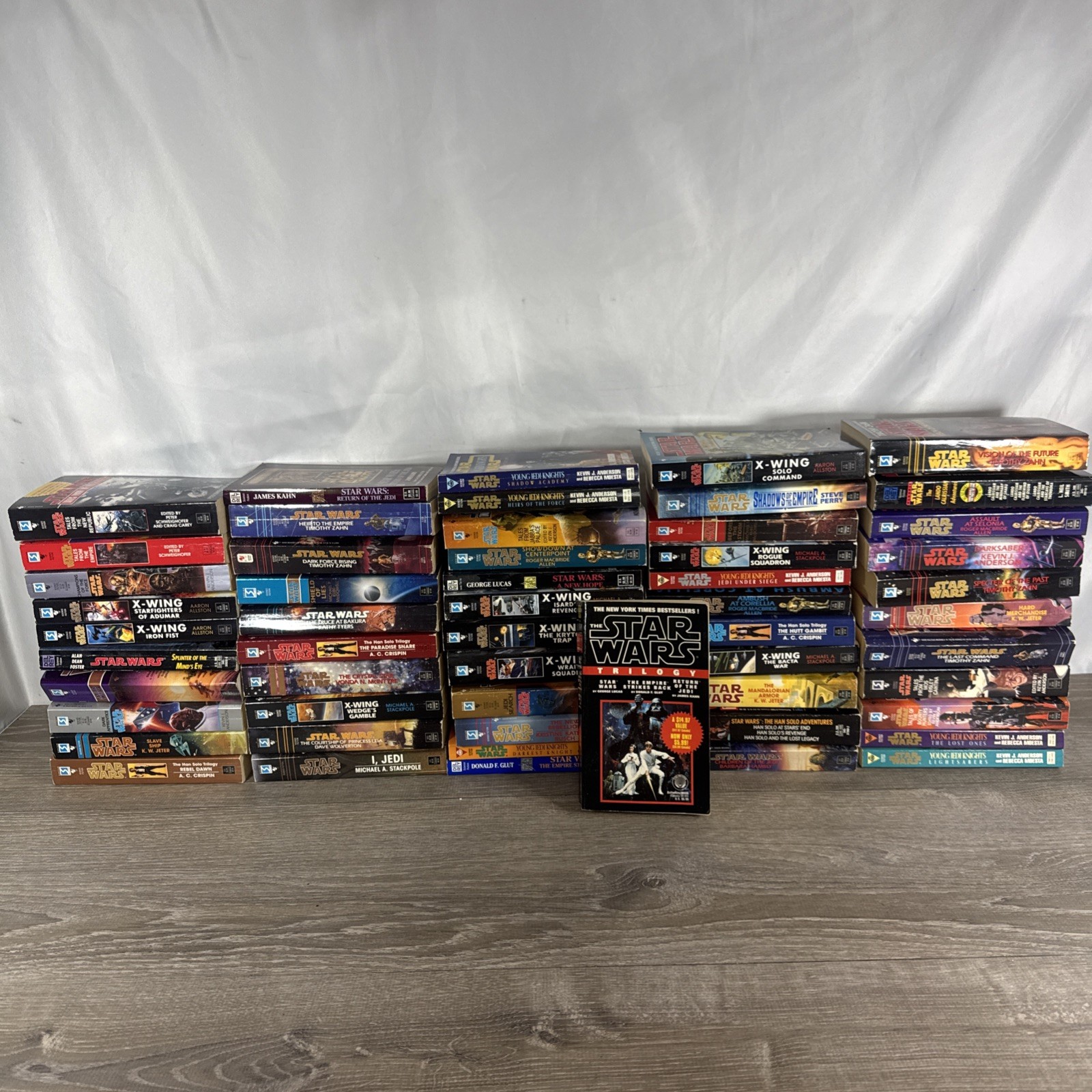 Lot Of 55 Vintage 70’s, 80’s, 90’s, Star Wars Paperback Novels Bantam, Del Ray