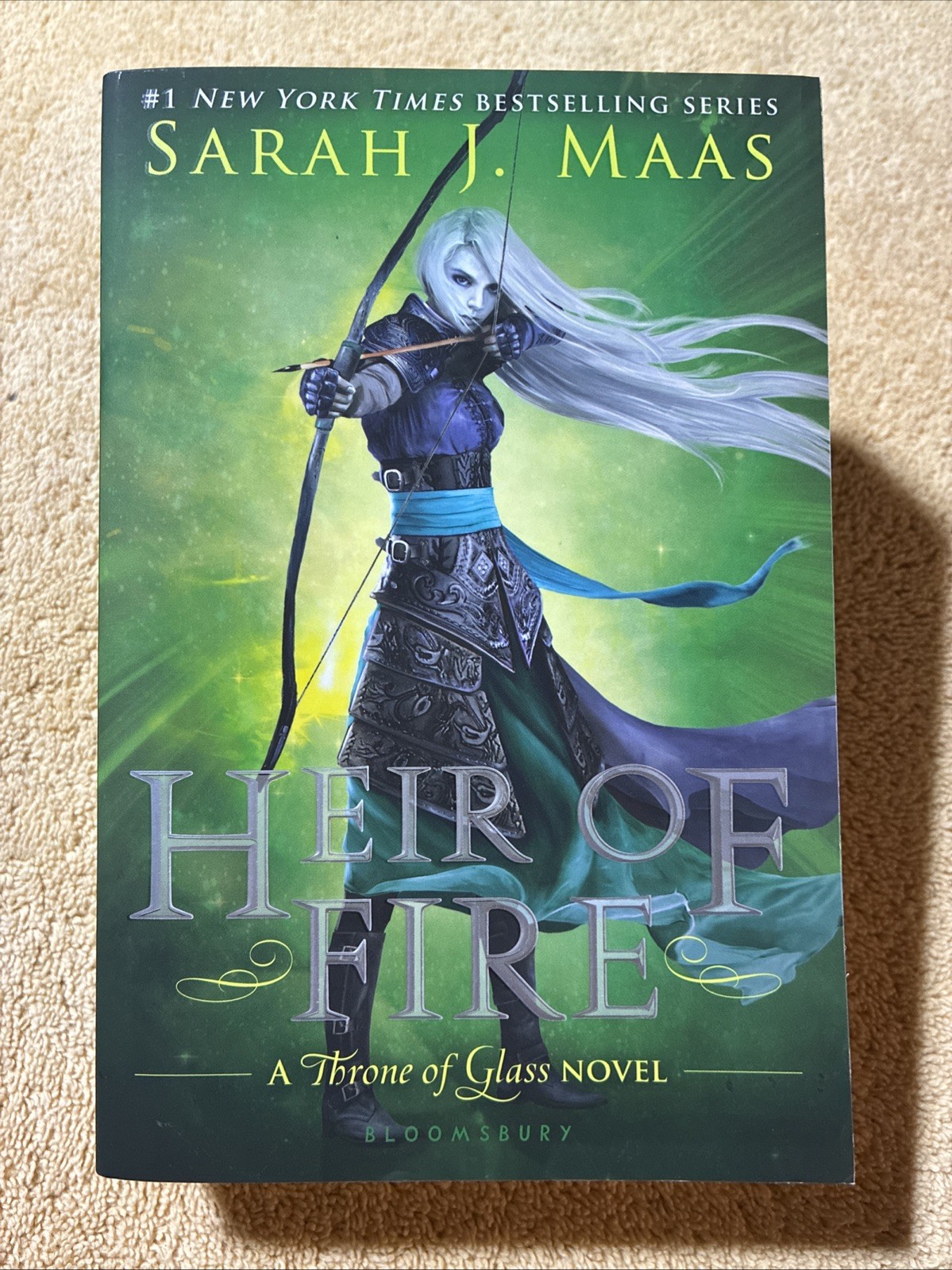 Heir of Fire by Sarah J Maas OOP Cover TPB — Throne of Glass (2015 / 11th Print)