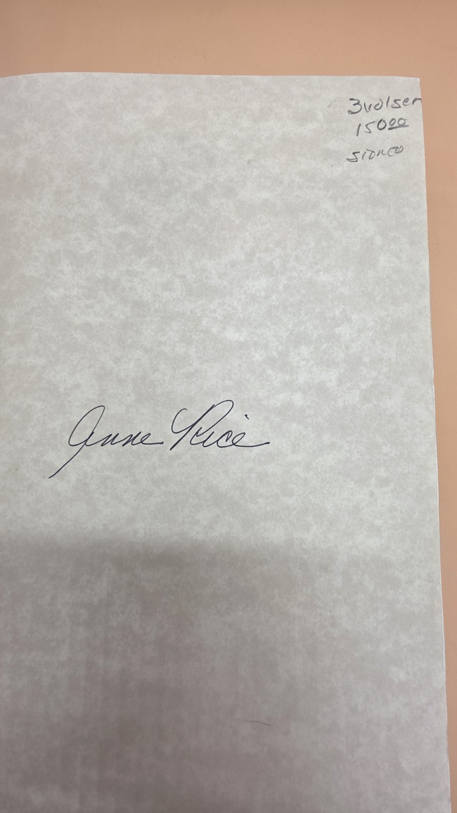 Anne Rice Knopf The Vampire Chronicles 3 Book Set Signed