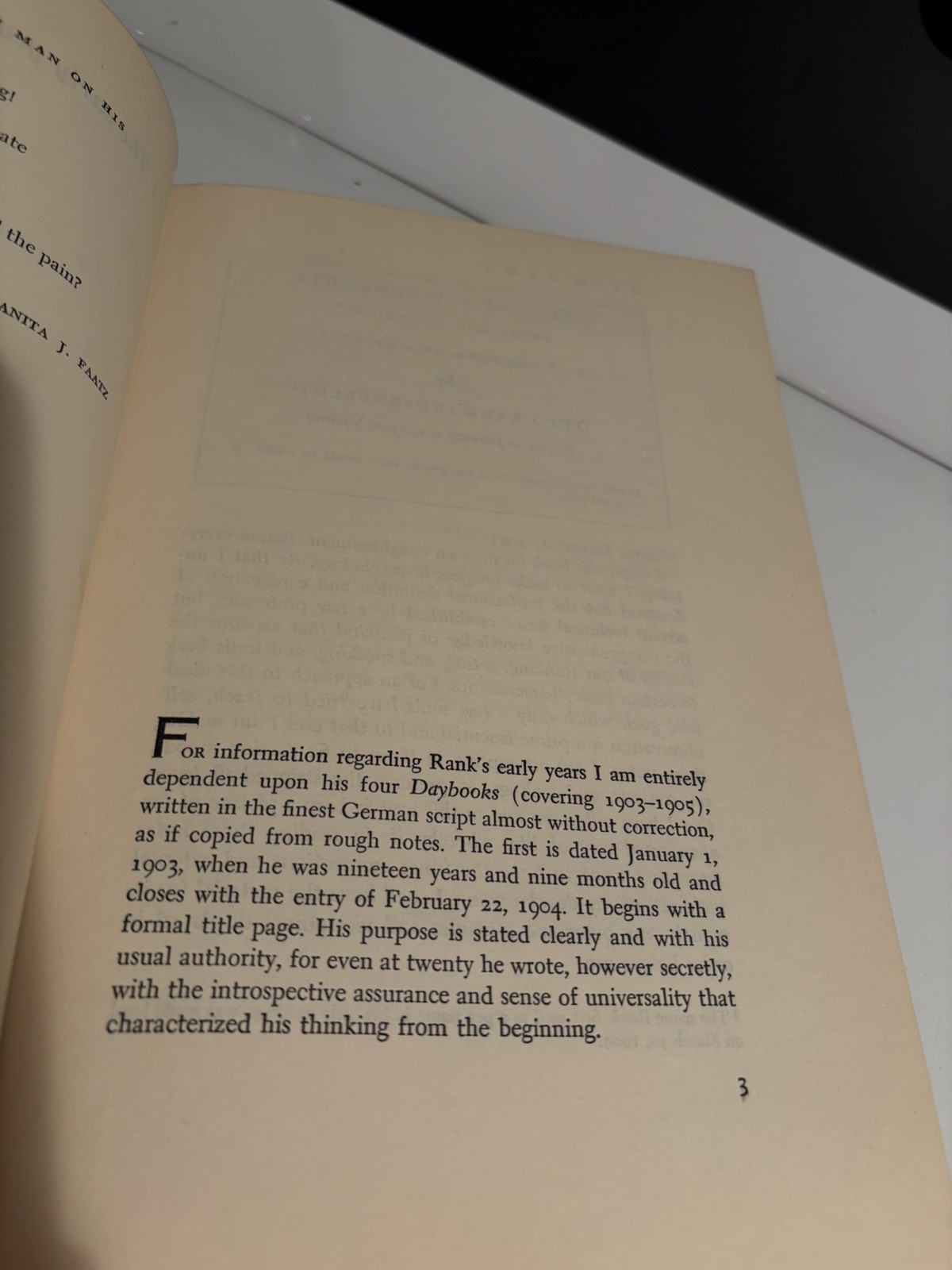 Otto Rank by Jessie Taft A biographical study 1958 Hardcover Book