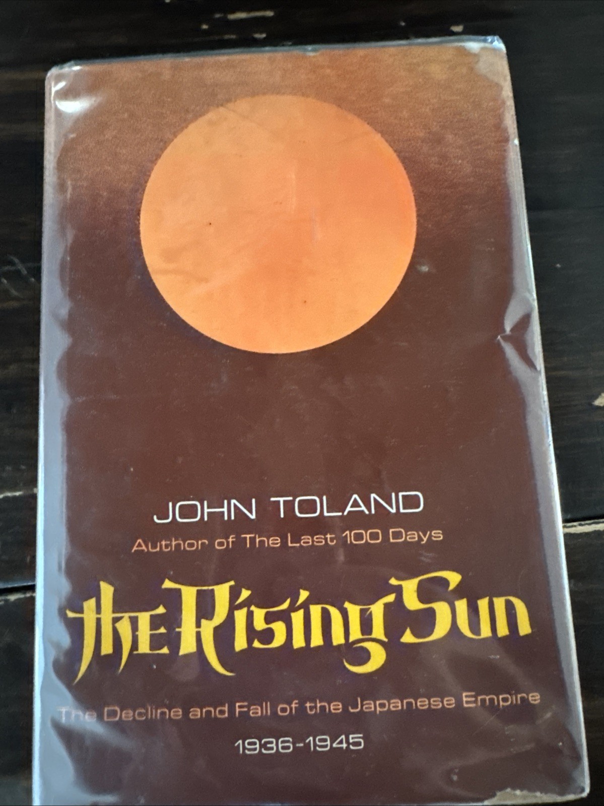 The Rising Sun John Toland 1970 1st Edition Random House HC DJ WWII