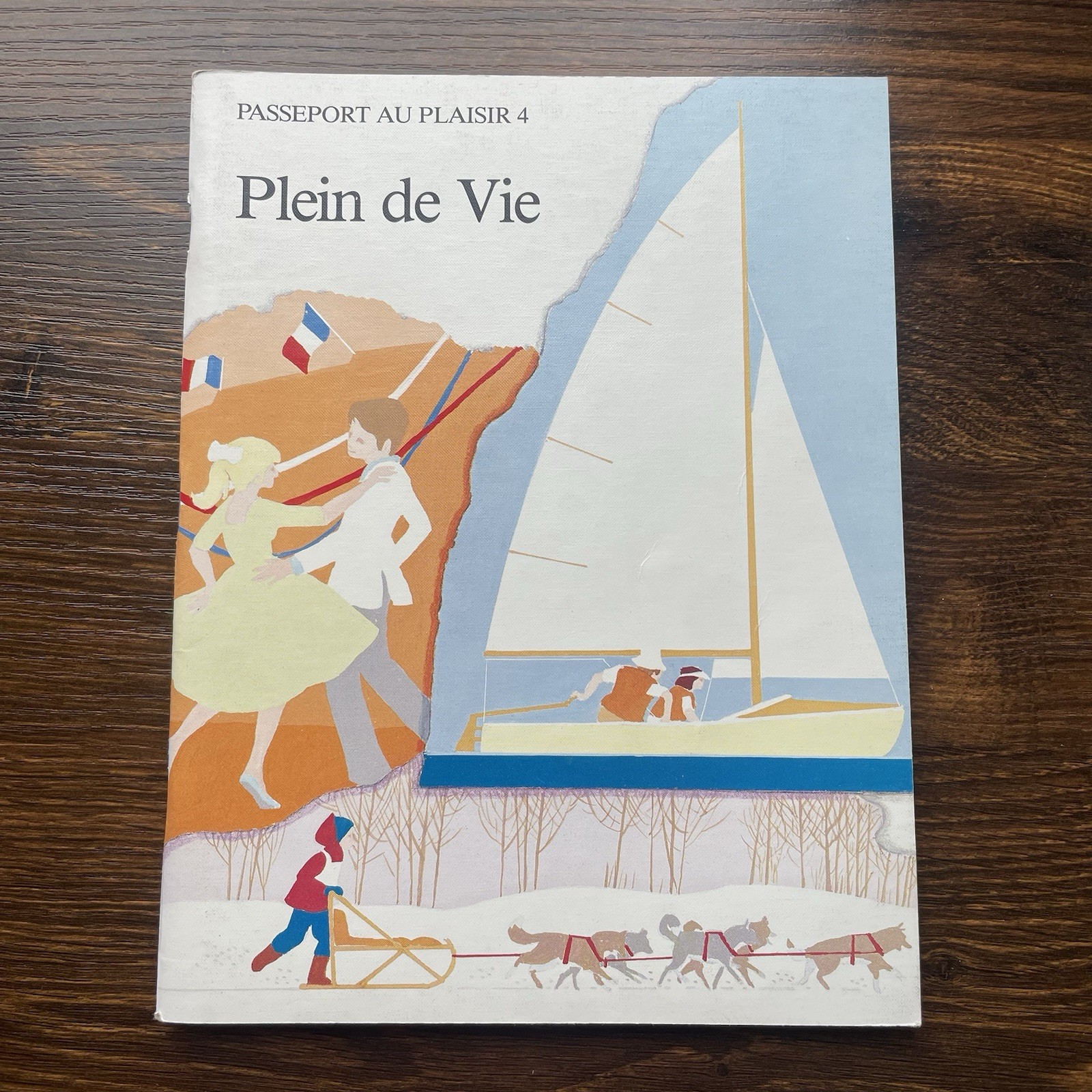 Passeporte Au Plaisir Book Lot of 6 French Childrens Teaching Various Topics PB