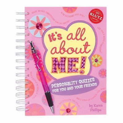 NEW Klutz It’s All About Me Girl’s Personality & Fun Activity Book 8 -12 years