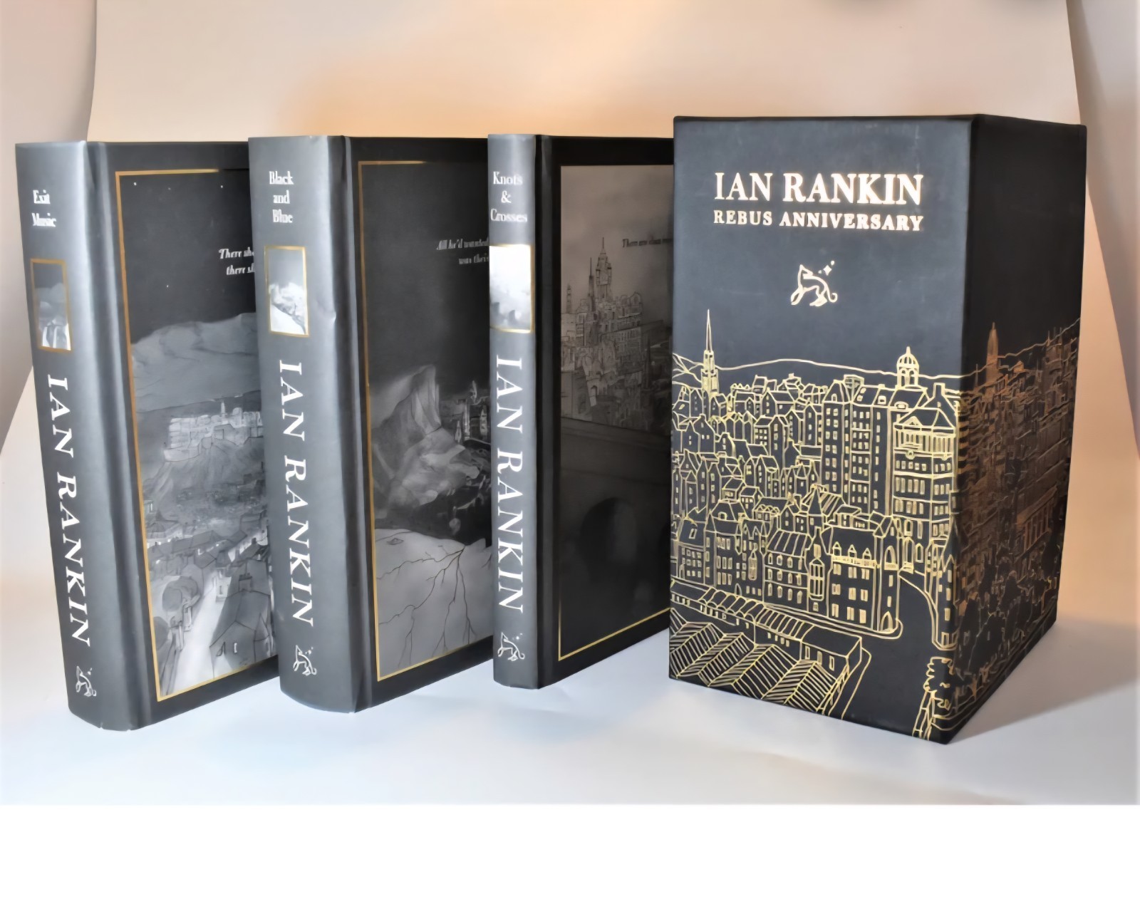 IAN RANKIN REBUS ANNIVERSARY Signed Three Volumes Limited Edition 2017 Box Set