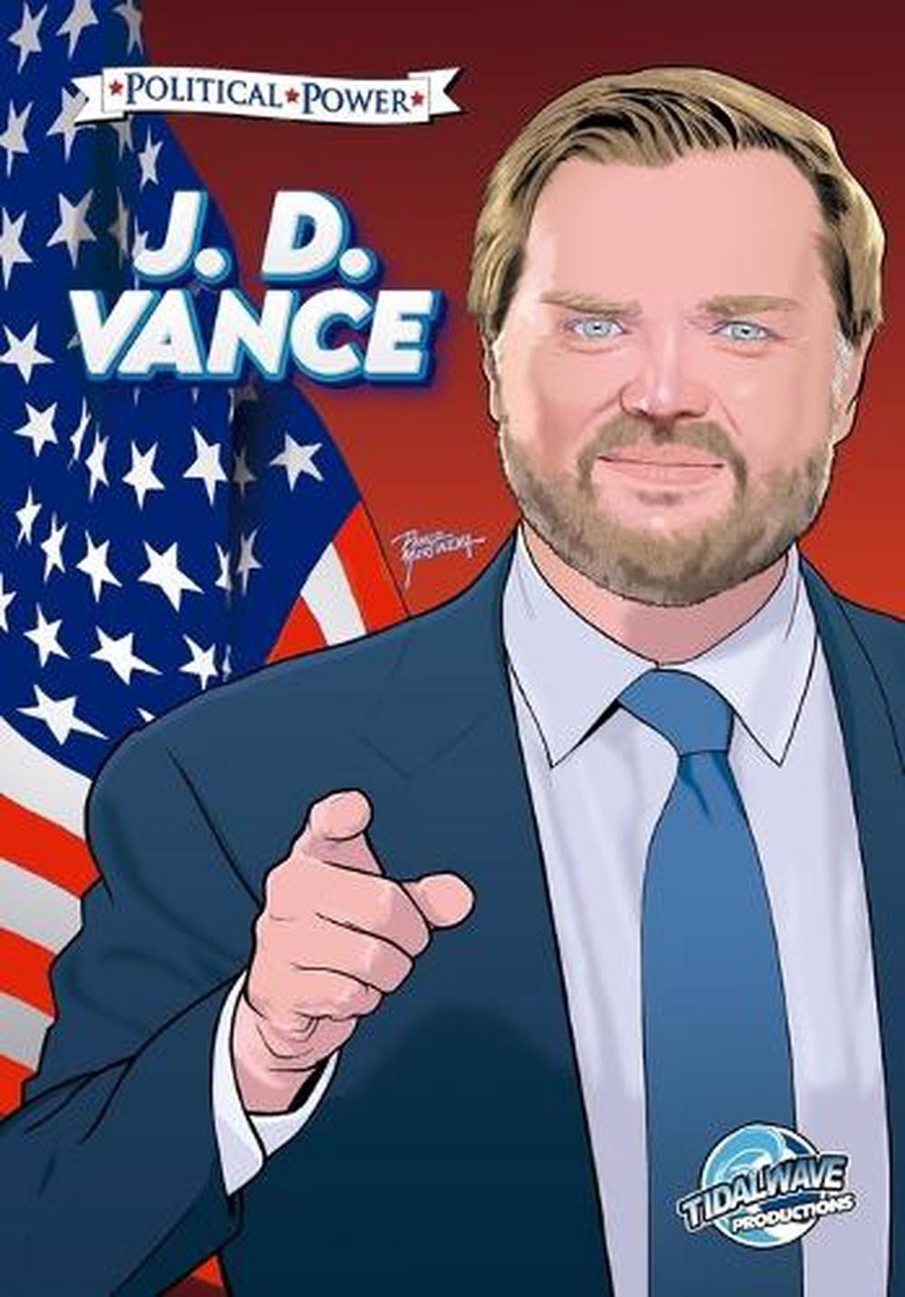 Political Power J.D. Vance by Michael Frizell Paperback Book