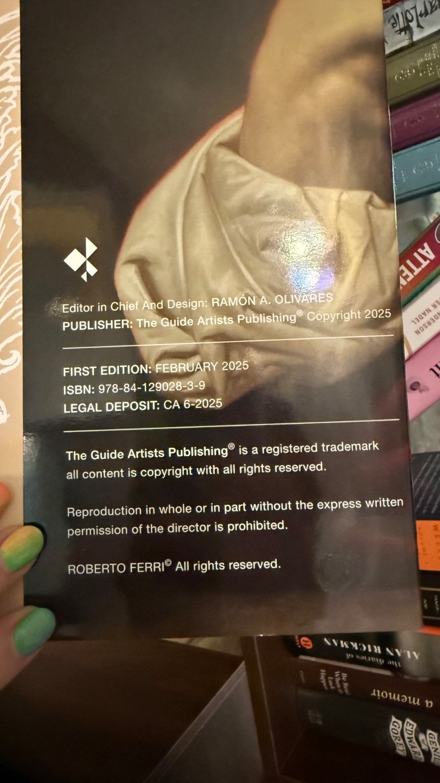 rare out of print first edition guide artists roberto ferri art book