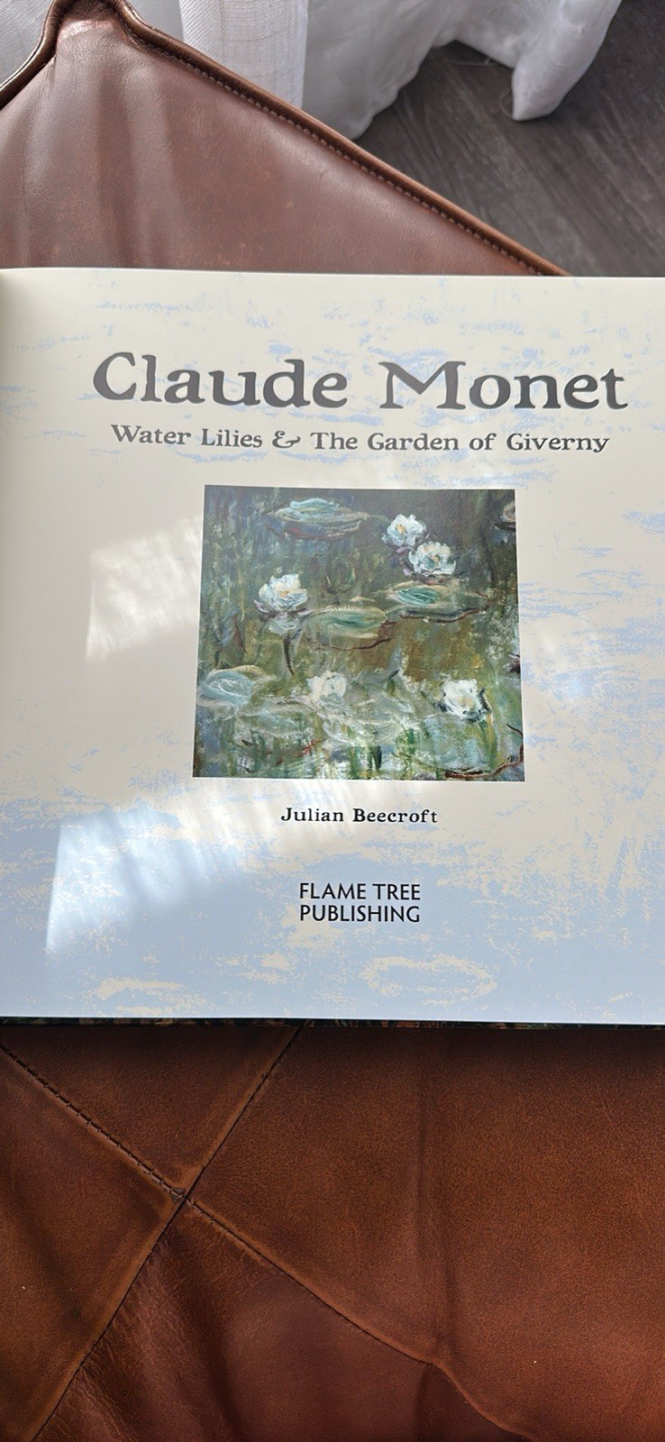 Claude Monet Water Lilies Garden of Giverny Coffee Table Art Book Hardcover