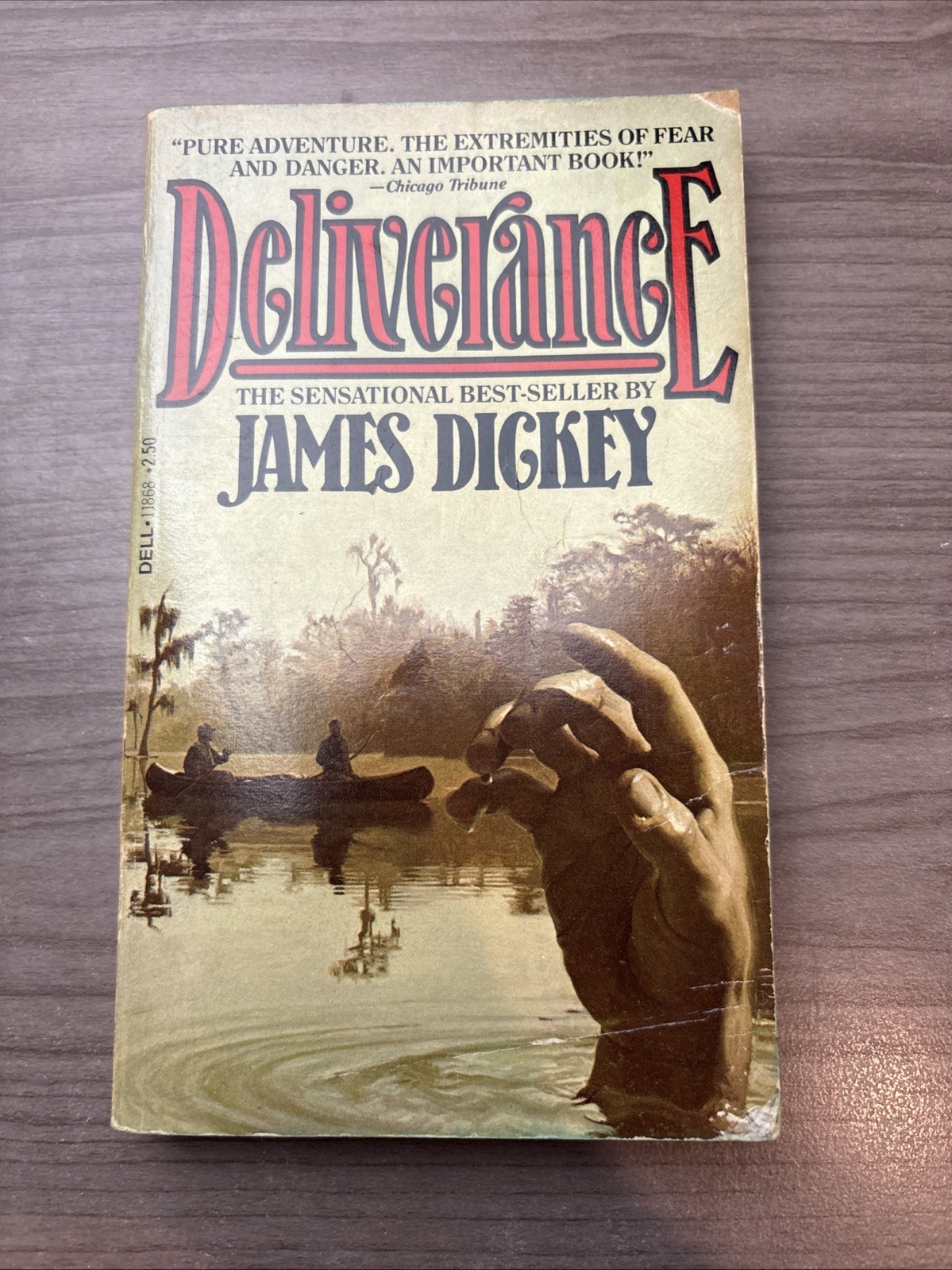 Deliverance — Author James Dickey — Dell paperback 22nd Printing