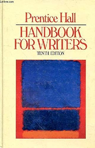 Handbook for Writers, etc.