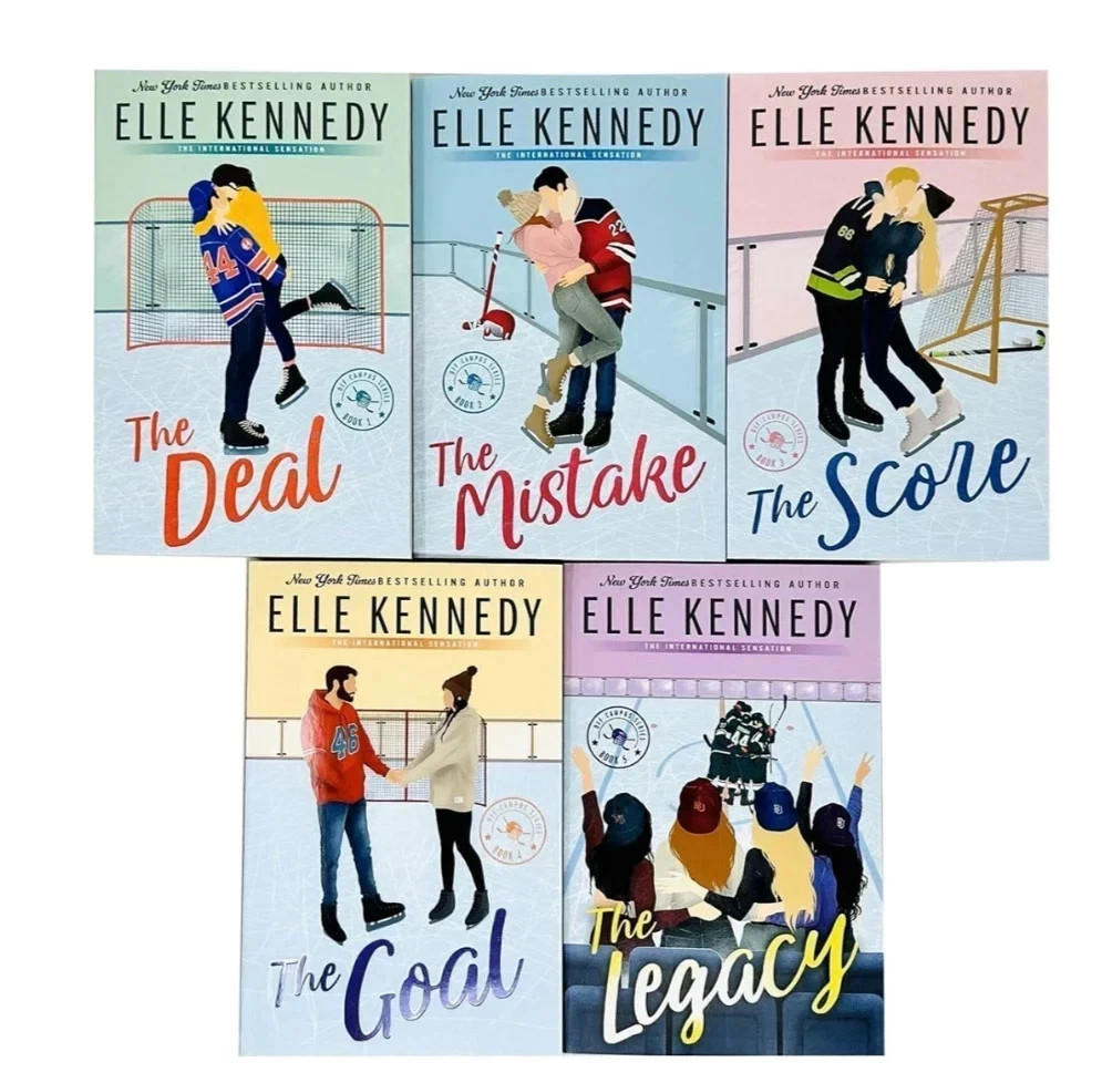 Off-Campus Series The Deal, Mistake, Score, Goal, Legacy, 5 book USA Stock
