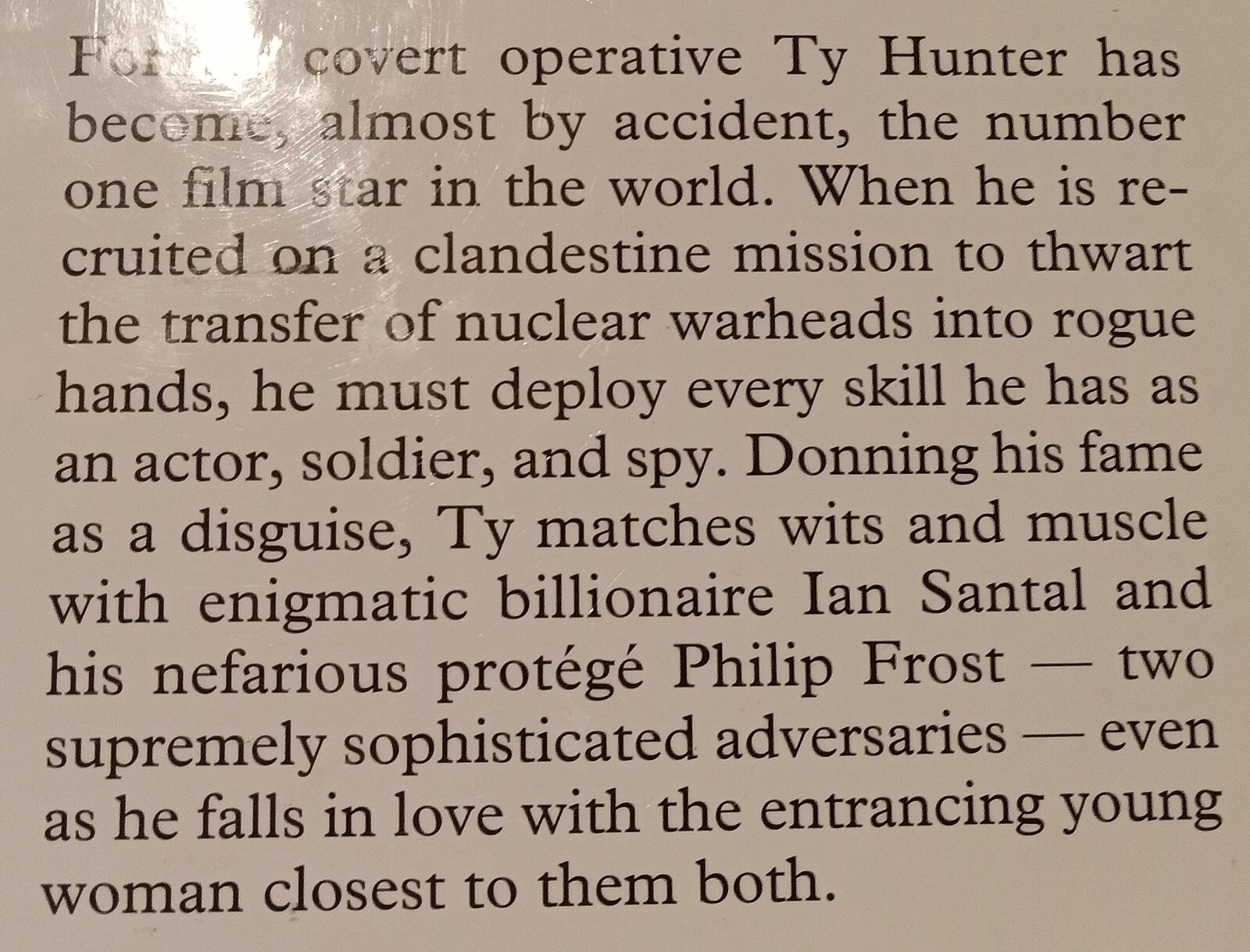 The Spy Who Jumped off the Screen -Thomas Caplan LARGE PRINT Intro by B. Clinton