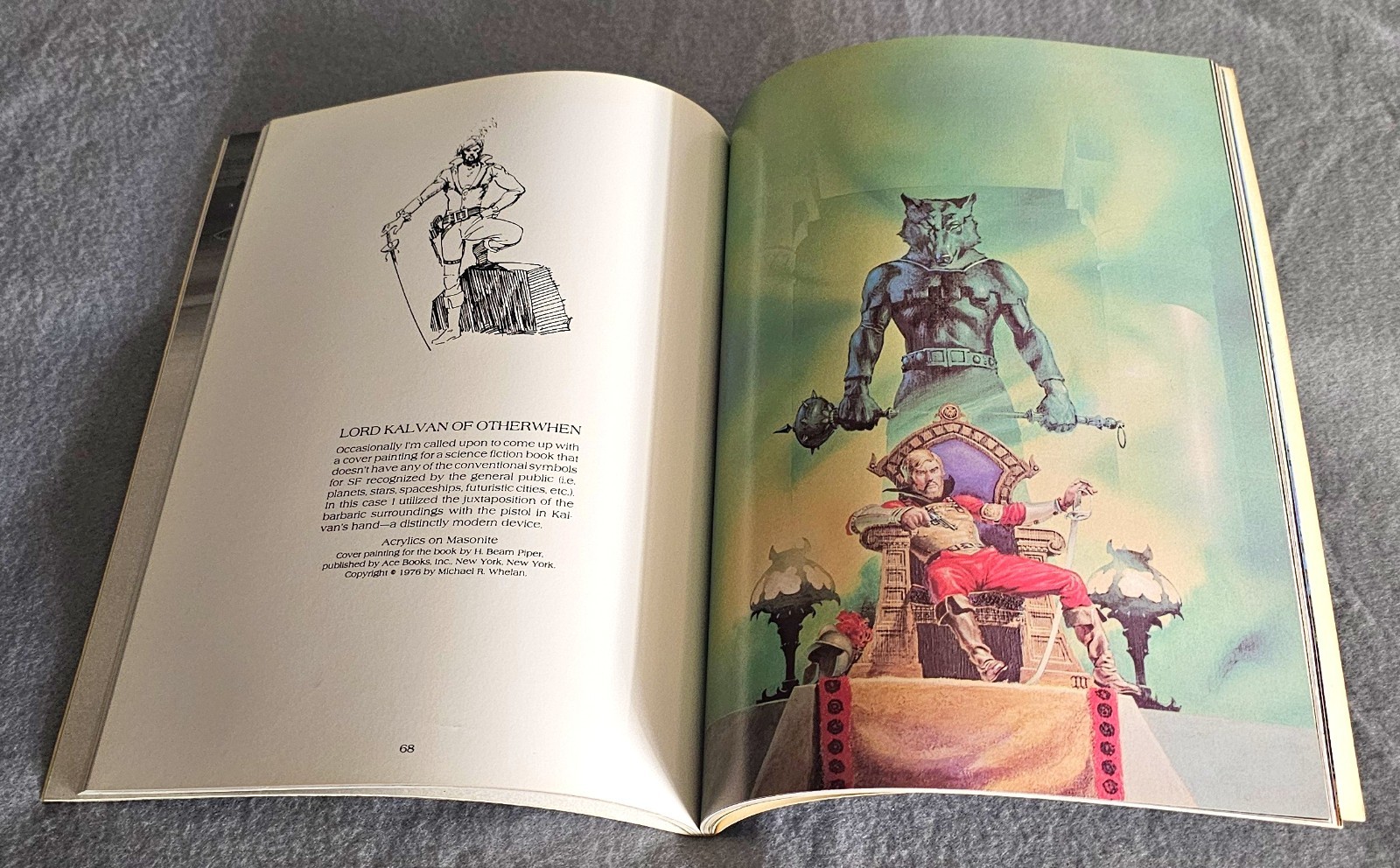 Wonderworks Science Fiction And Fantasy Art By Michael Whelan Paper Back 1979