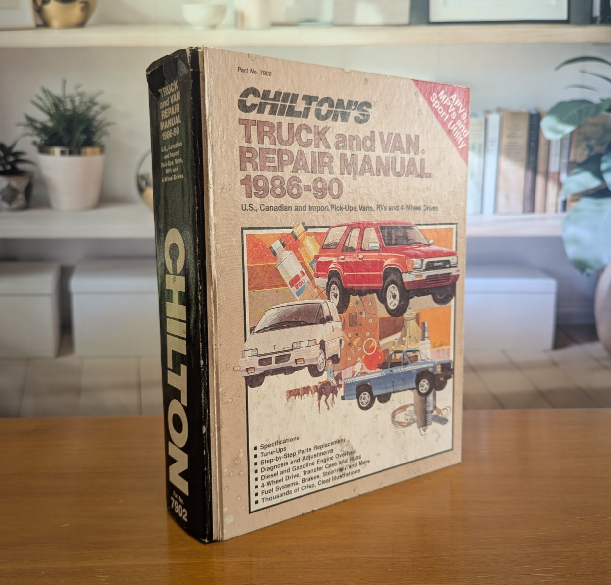 Chilton Truck Van Repair Manual 1986-1990 Jeep Cherokee Bronco Toyota