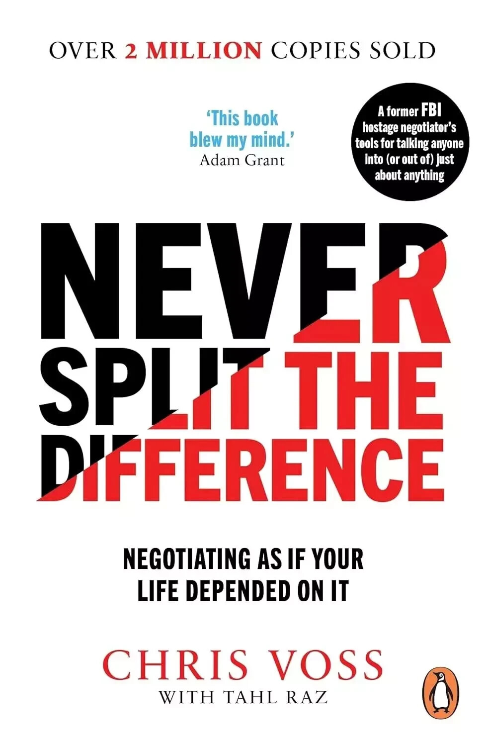 Never Split the Difference(Paperback)-ByChris Voss(Author)English Free Shipping.