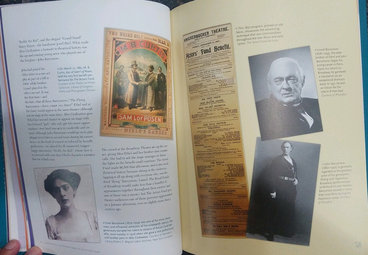 Curtain Call : 125 Amazing Years of the Actors Fund, HC, DJ *NEW*
