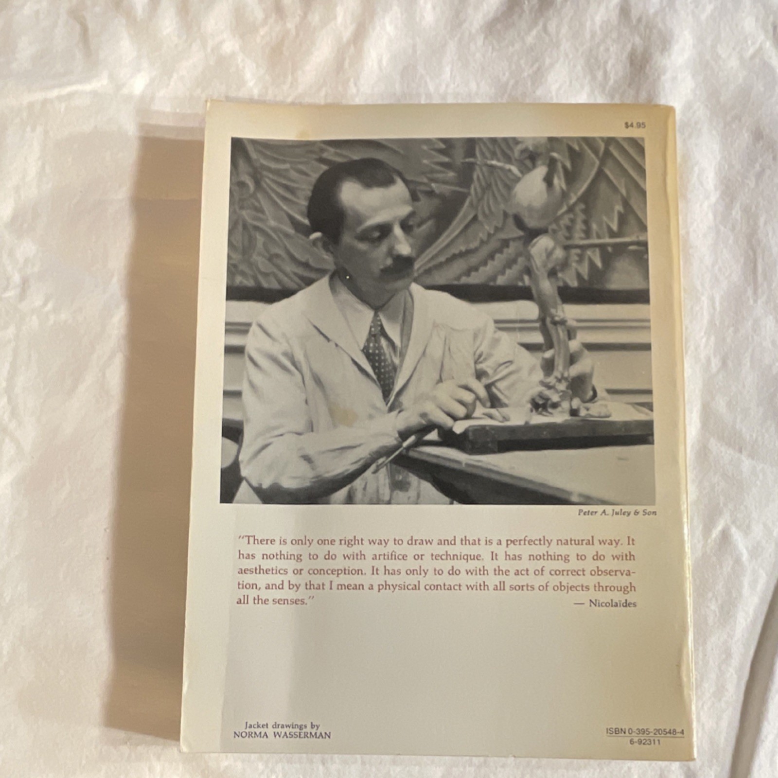Kimon Nicolaides The Natural Way to Draw Paperback Illustrated Drawing Book
