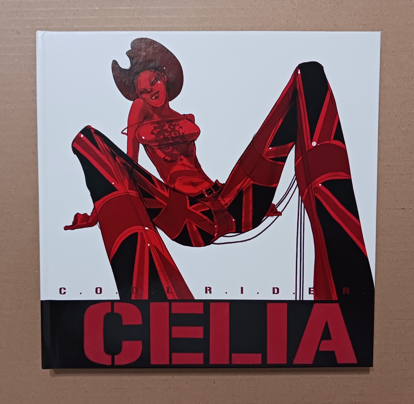 COOL RIDER THE ART OF CELIA CALLE HARDCOVER BOOK SIGNED NEW