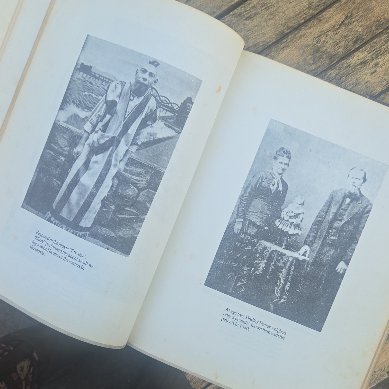 Side Show: Photo Album of Human Oddities by Max Rusid’s Hardcover Circus