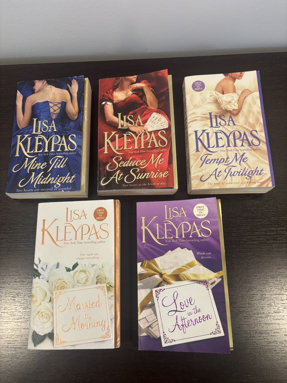 The Hathaways Lot 5 Complete Series w/ Stepbacks Lisa Kleypas Hathaway 1st Print