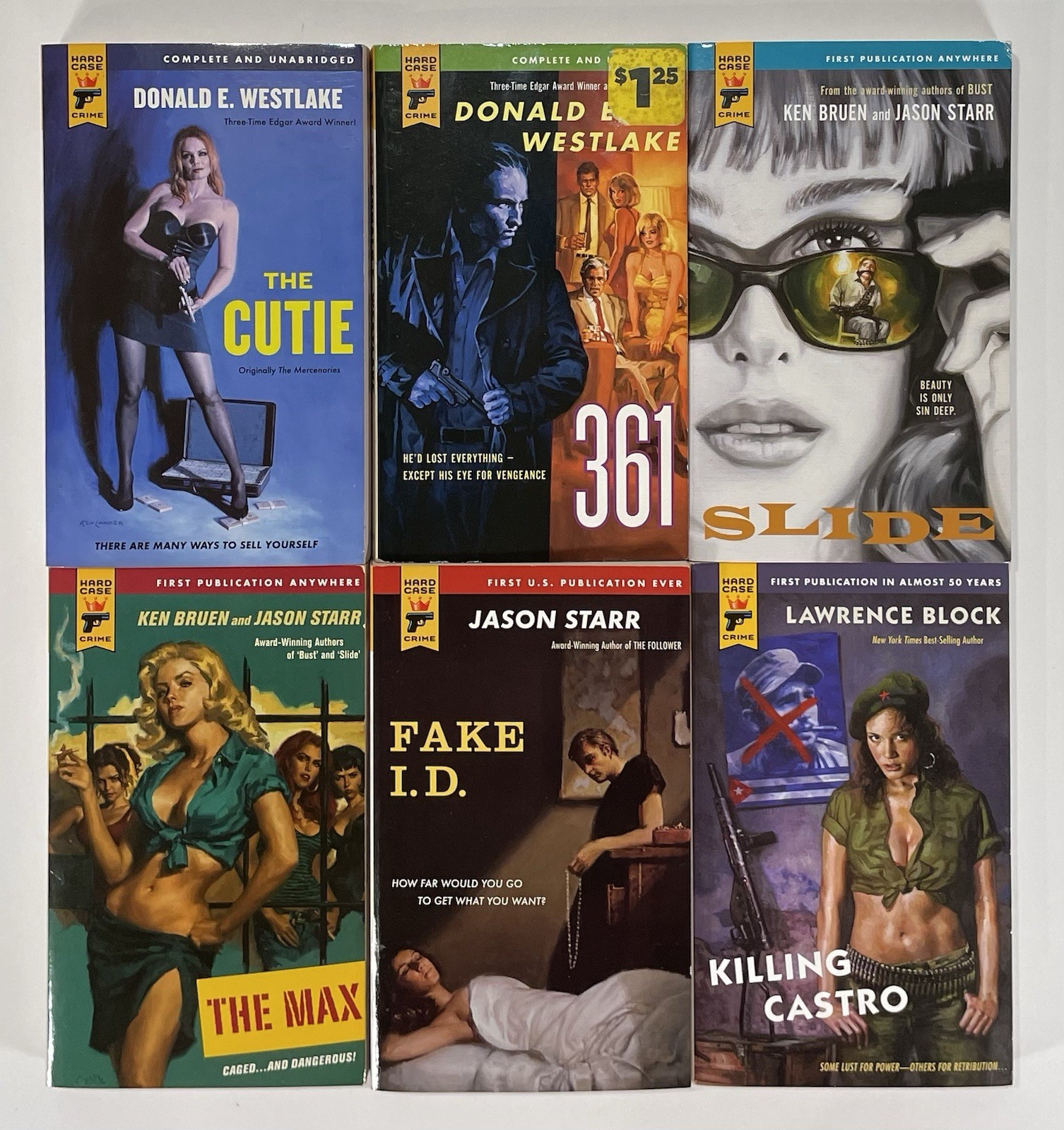 HARD CASE CRIME Book Lot 19 — Stephen King Lawrence Block Westlake Peter Blauner
