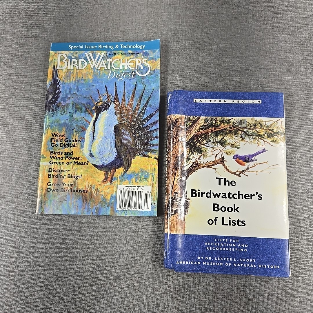 Birdwatcher’s Book of Lists~Birdwatcher’s Digest~1987 2 Spiral Bound & Paperback