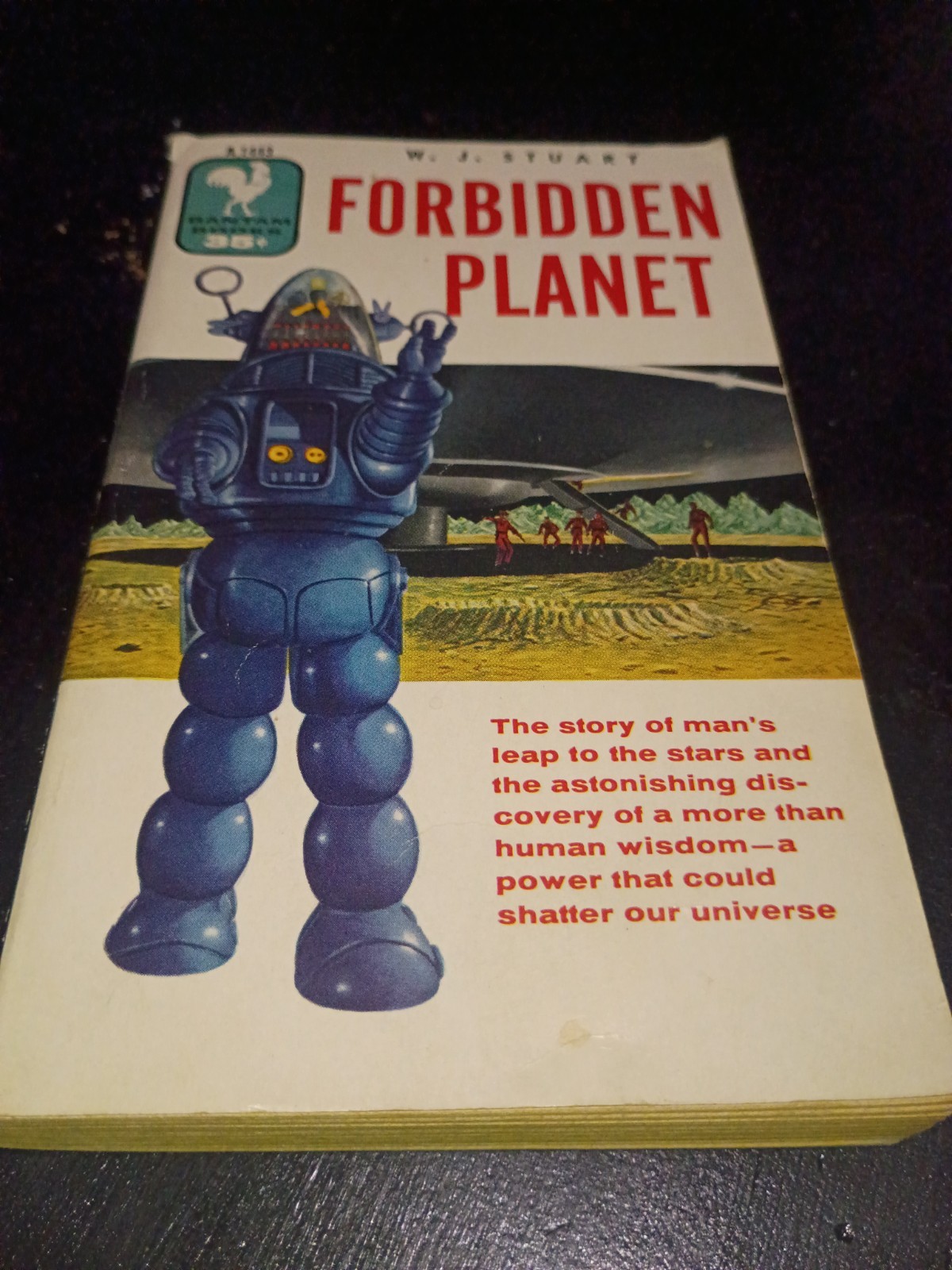 Forbidden Planet by W.J. Stuart, Paperback, 1956, 2nd Printing, Bantam Edition