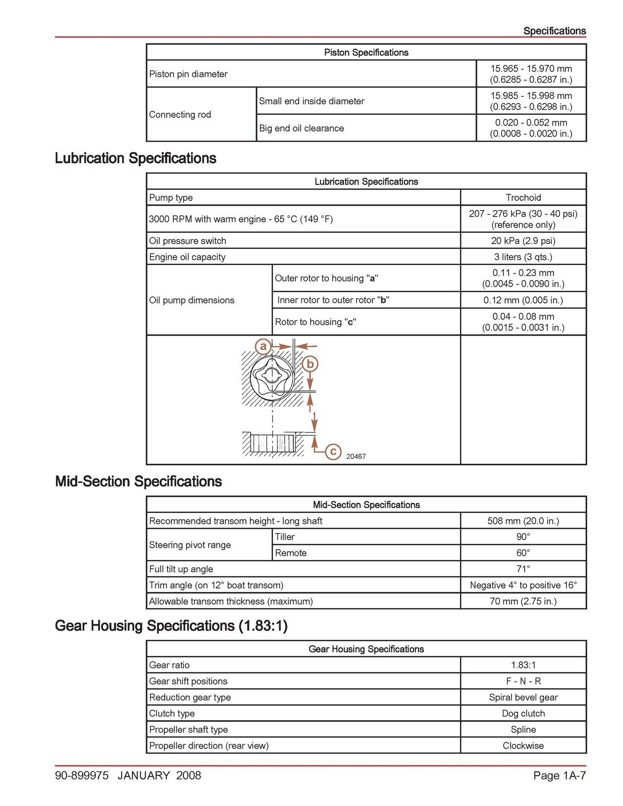 MERCURY 40 50 60 BigFoot 40 Jet EFI FourStroke 4 Cyl SERVICE MANUAL — JACKET
